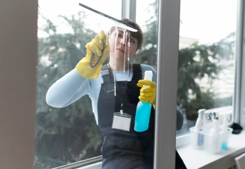Nettoyage de vitres intérieures et extérieures à Sossais